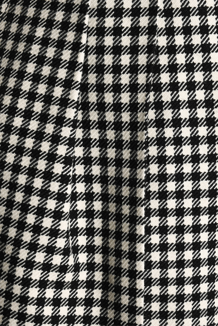 Miu Miu Size 6 2019 Wool Houndstooth Pleated Pants