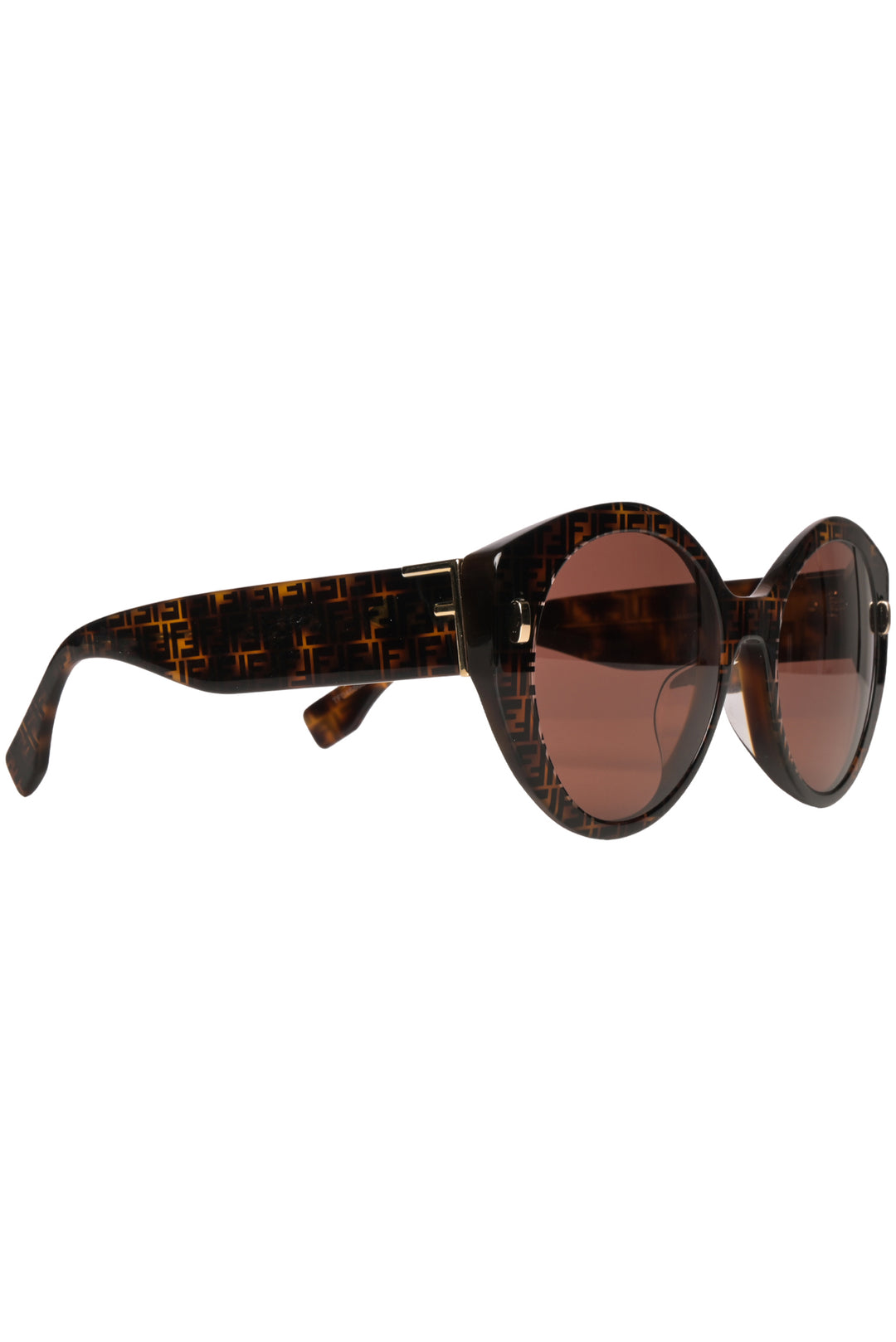 Fendi Monogram Round Sunglasses