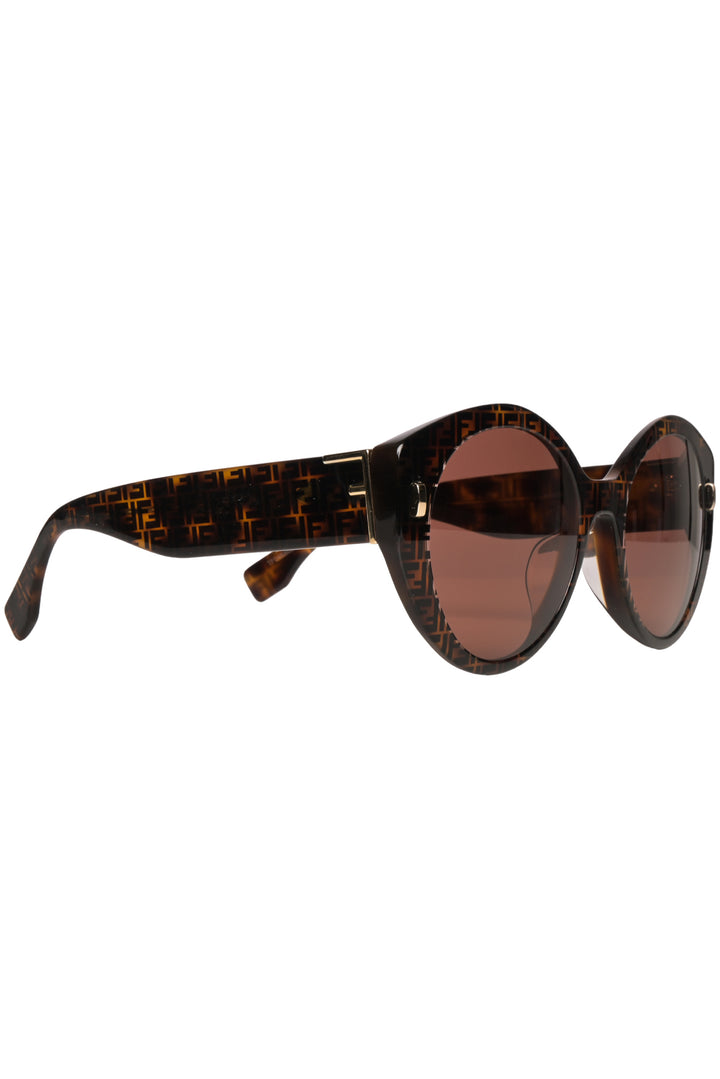 Fendi Monogram Round Sunglasses