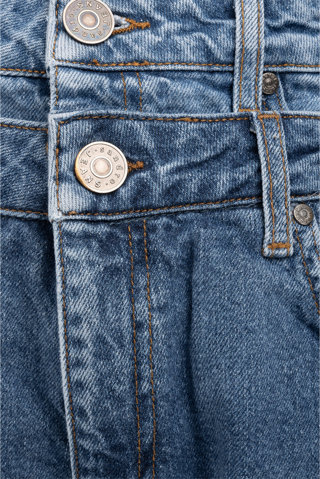 Sandro Size 38 Double-Belted Jeans