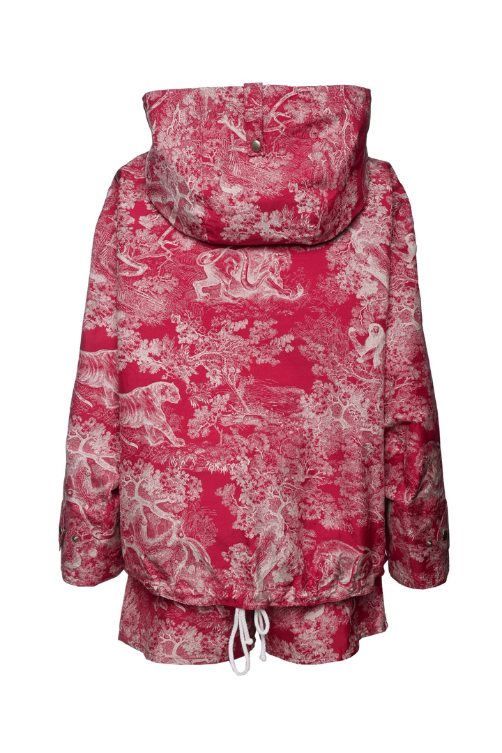 Christian Dior Size 4 Toile De Jouy Anorak & Shorts Set