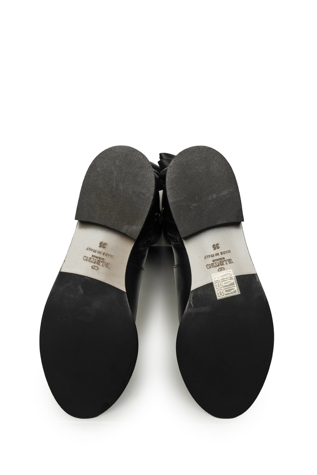 Valentino Size 35 Calfskin Multi Bow Over the Knee Boots