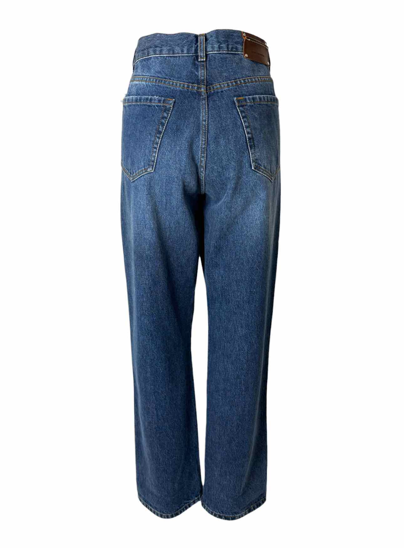 Dries Van Noten Size 31 Distressed Blue Jeans - Luxury Used