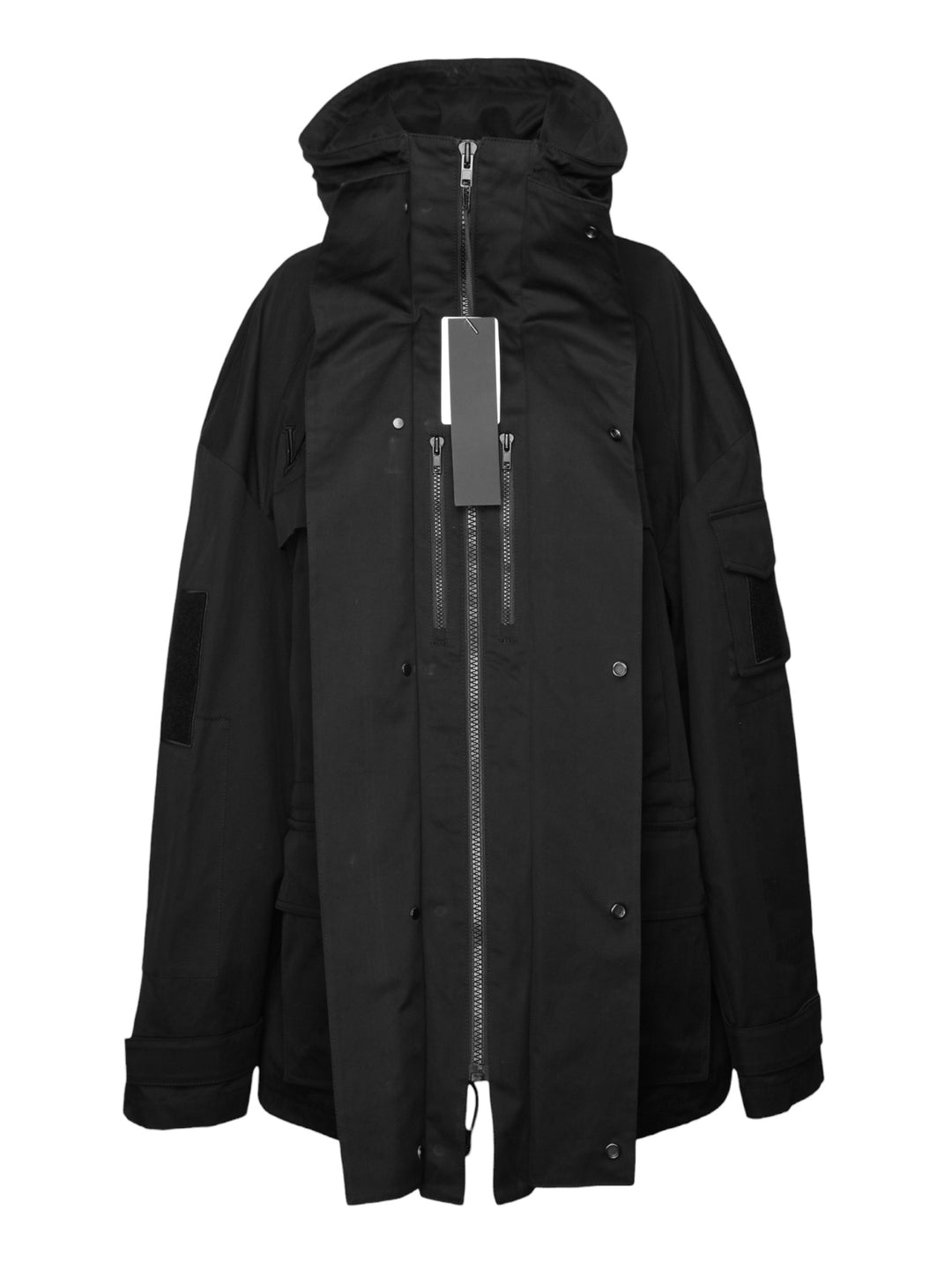 Juun.J Size 48 Men's Embroidered Multi Pocket Coat