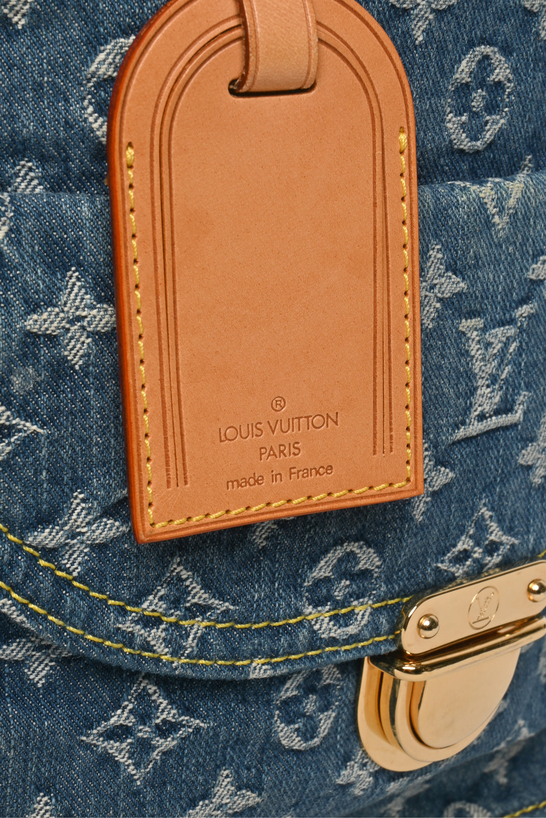 Louis Vuitton Monogram Denim Sac Plat Tote
