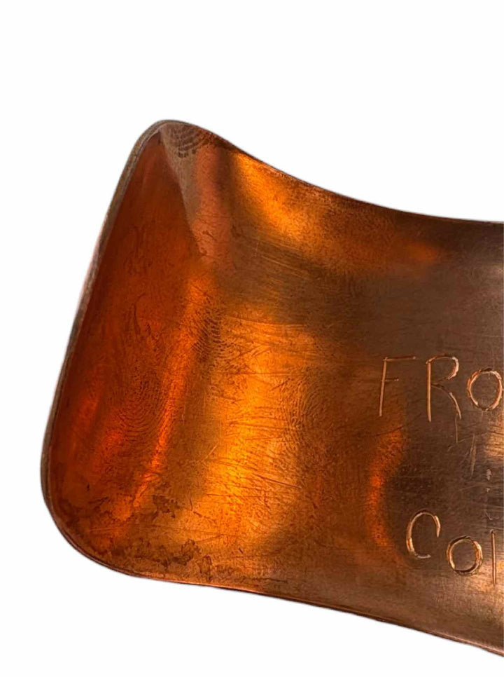 Colby Gates Indigenous Carved Copper Bracelet