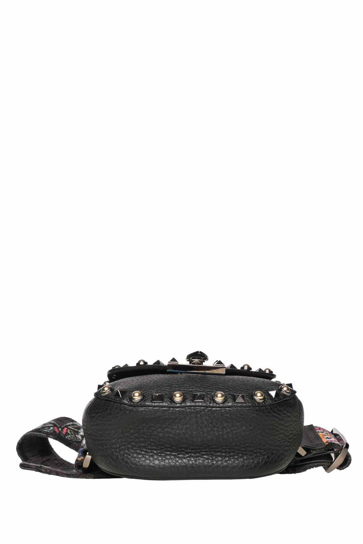 Valentino Guitar Strap Rockstud Rolling Belt Bag
