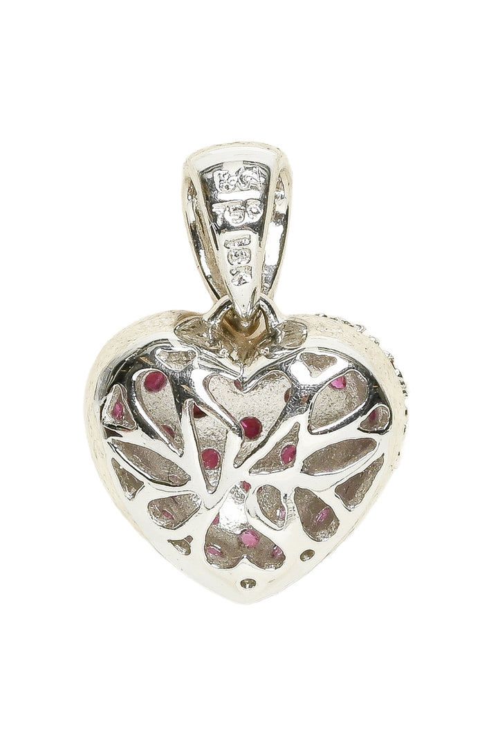 18K Diamond Heart Pendant