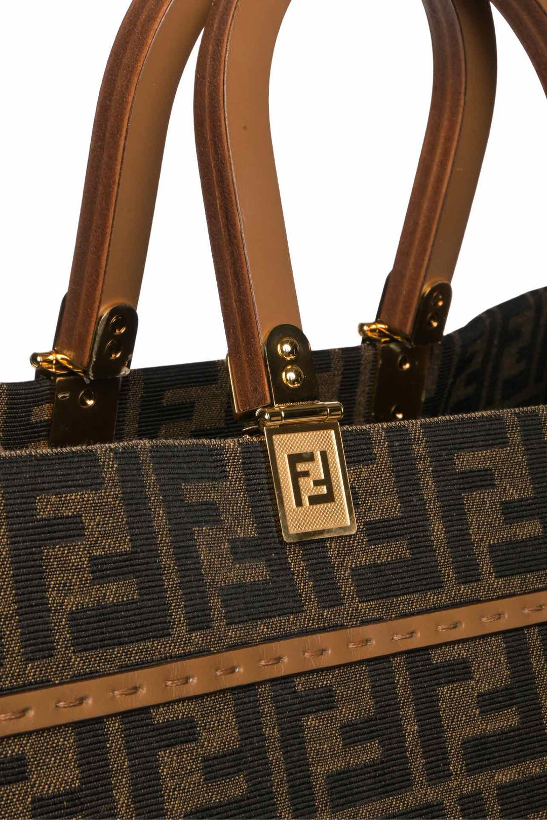 Fendi FF Jacquard Sunshine Large Tote