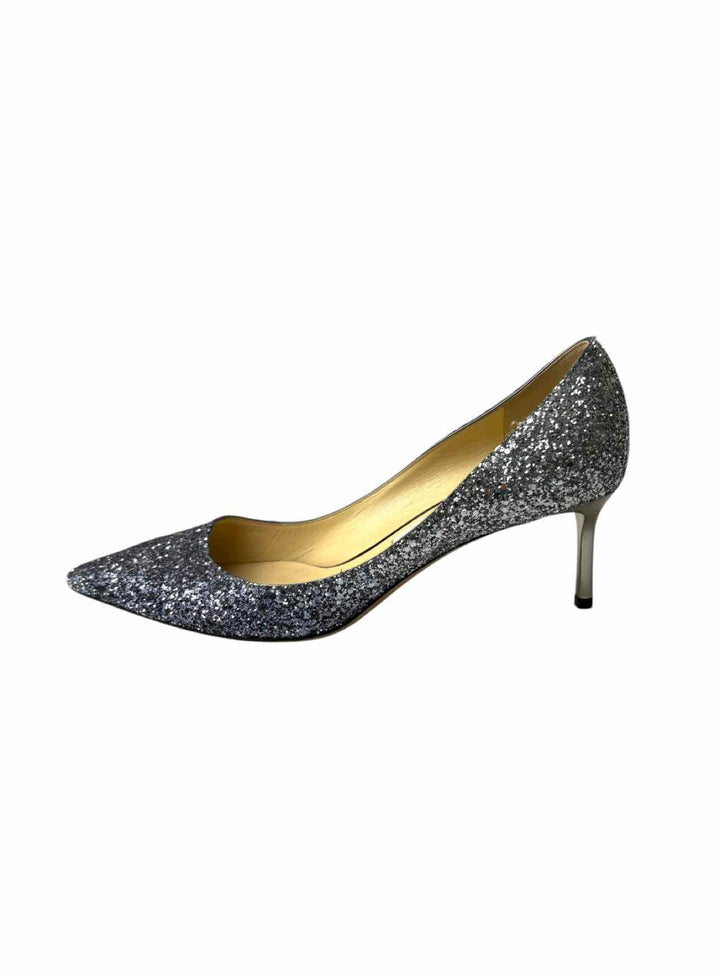 Jimmy Choo Size 39 Romy Ombre Glitter Pumps