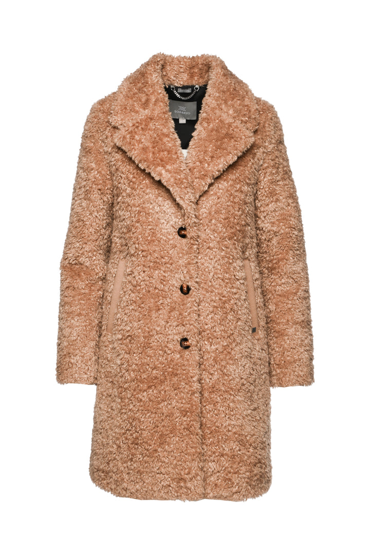 Soia  & Kyo Size XS Faux Fur Santhia Midi Coat