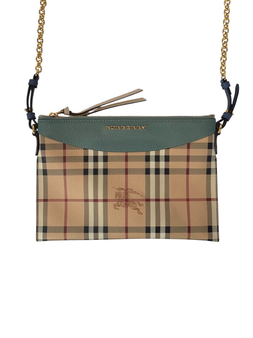 Burberry Haymarket Check Peyton Crossbody Bag