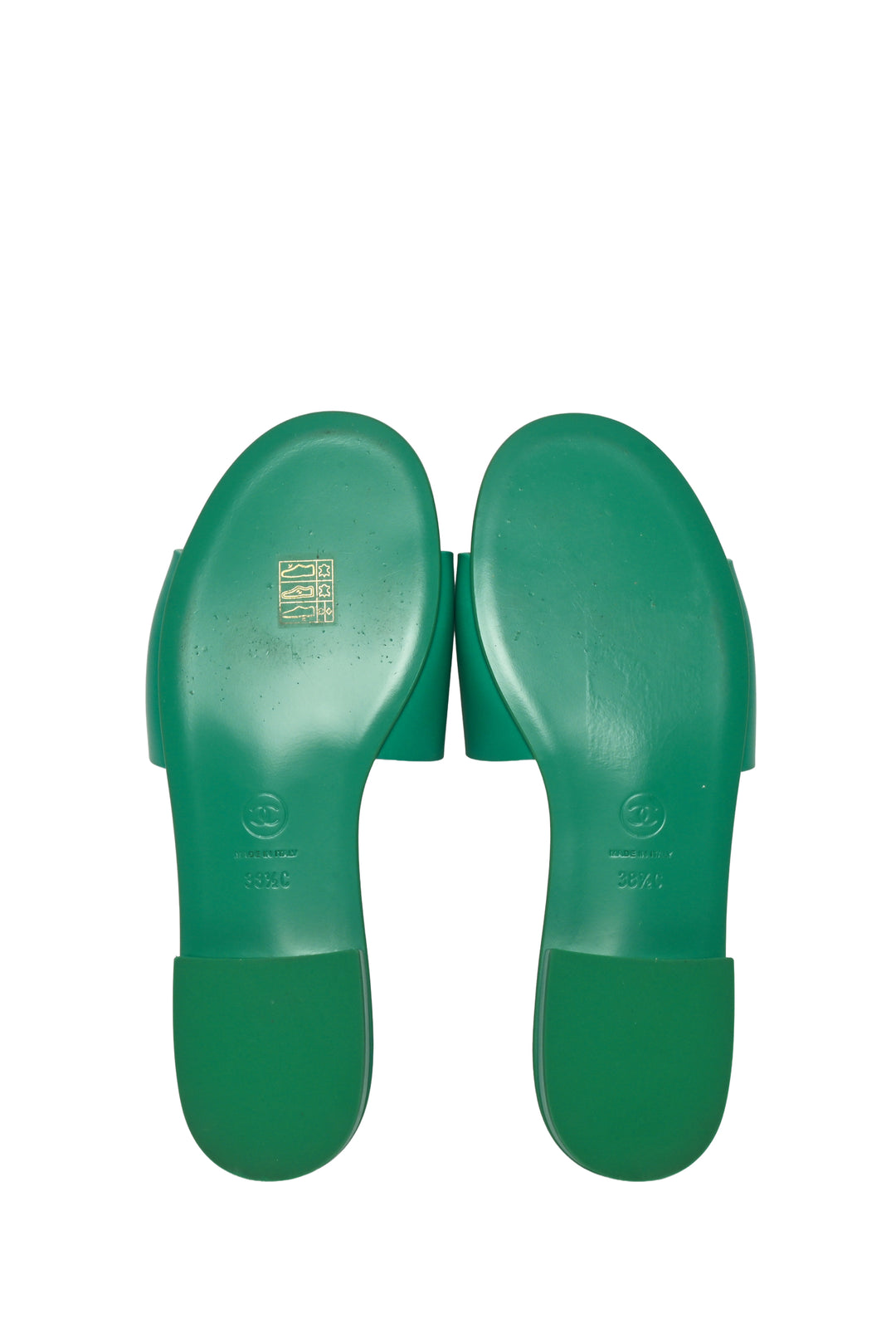 Chanel Size 38.5 2023 Logo Slip On sandal