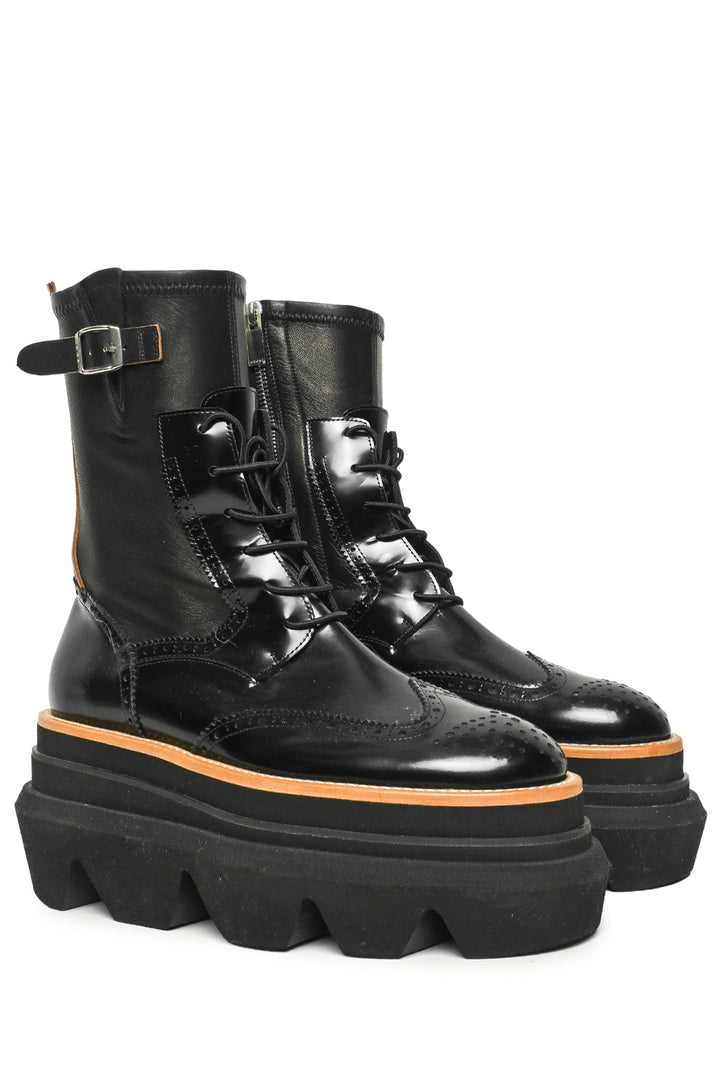 Sacai Size 39 Wingtip Engineer Sock Boots