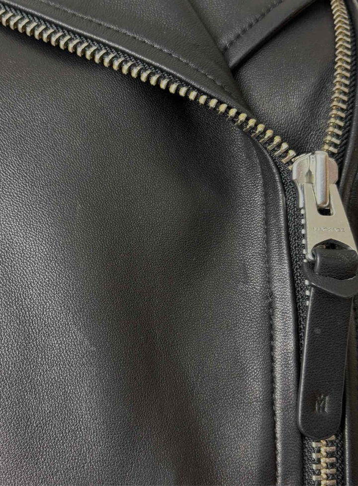 Mackage Size M Leather Moto Jacket