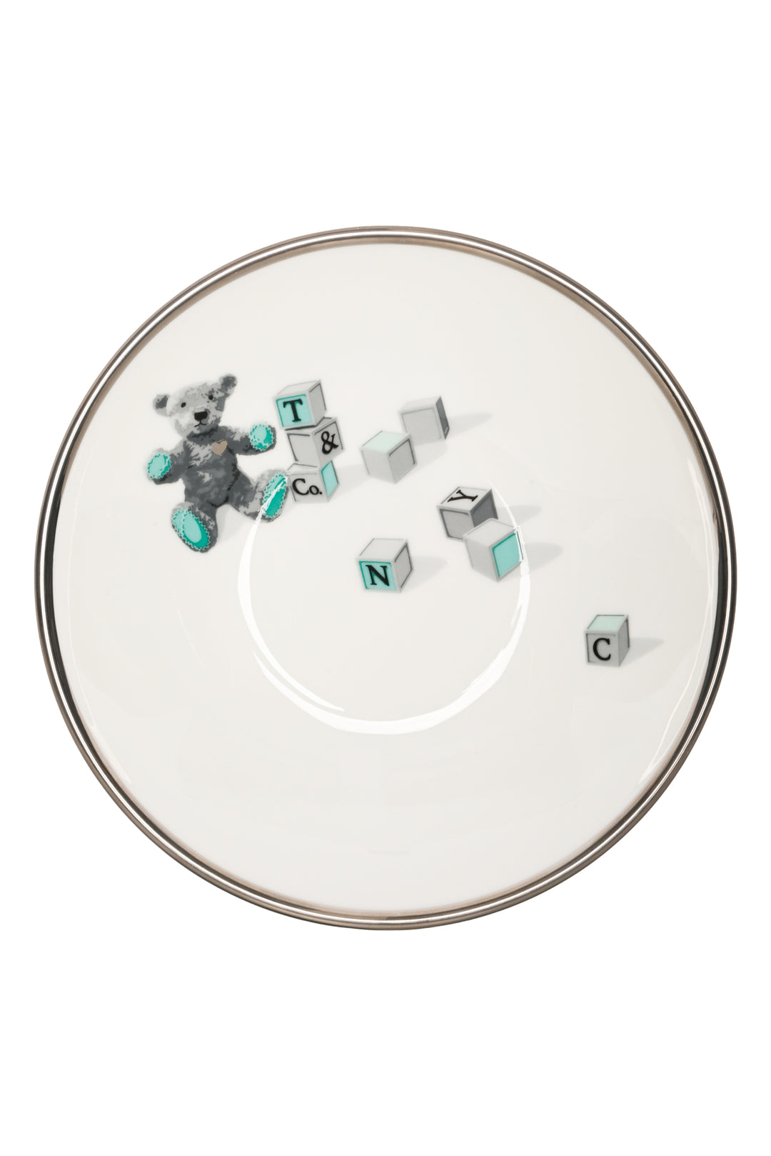 Tiffany & Co Kid's Fine Bone China Bear and Block 3-Piece Set