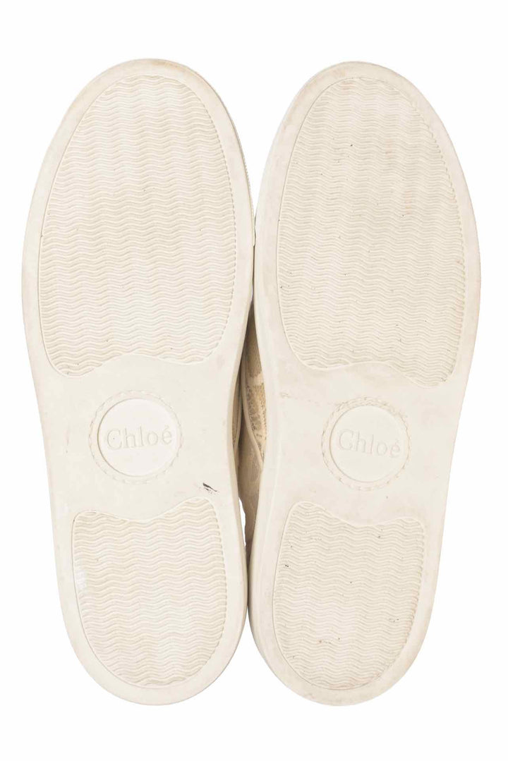 Chloe Size 41 Lauren Lace Slip On Sneaker