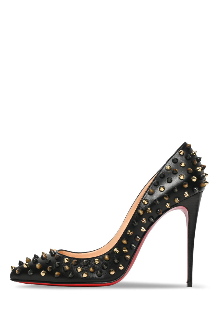 Christian Louboutin Size 40 Pigalle Spikes Nappa Leather Pumps
