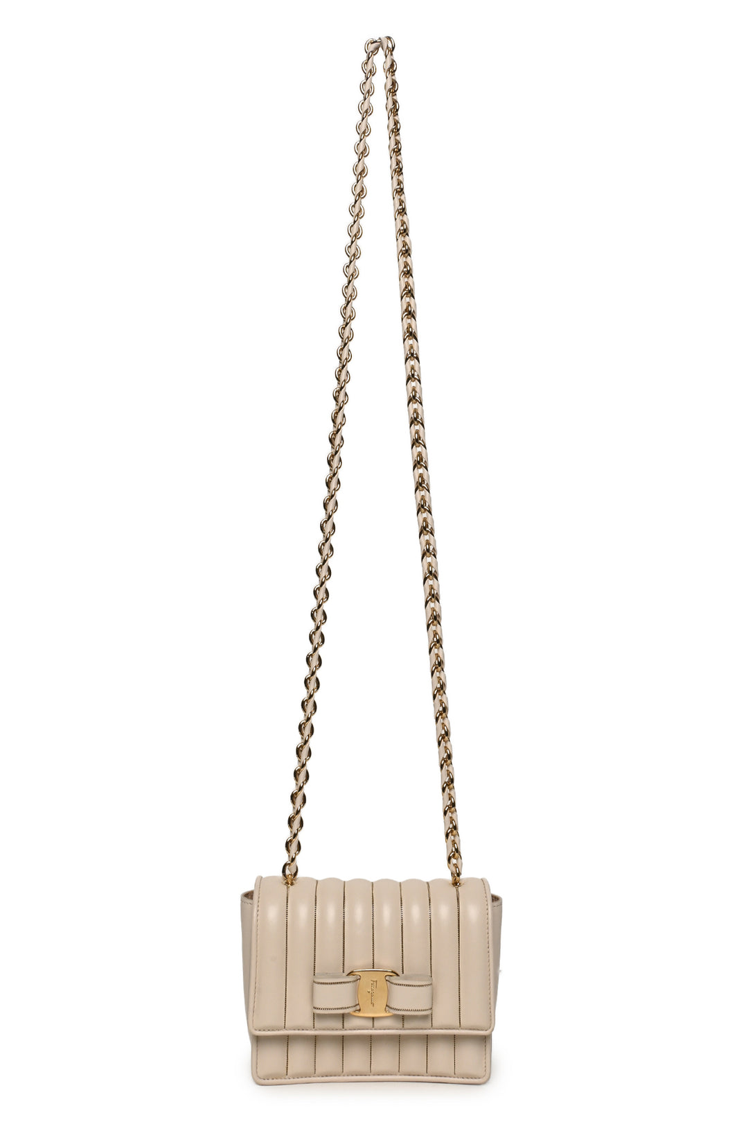 Salvatore Ferragamo Quilted Ginny Mini Crossbody