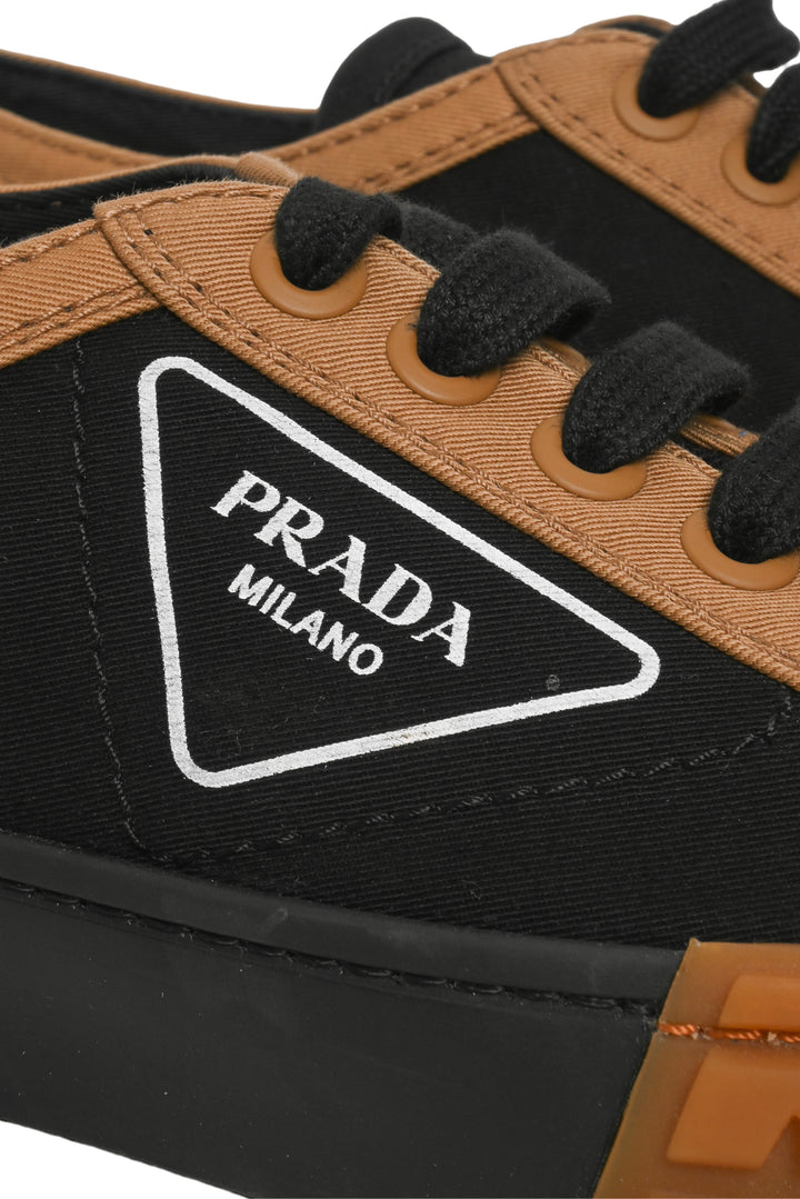 Prada Size 40 Gabardine Low Top Sneaker