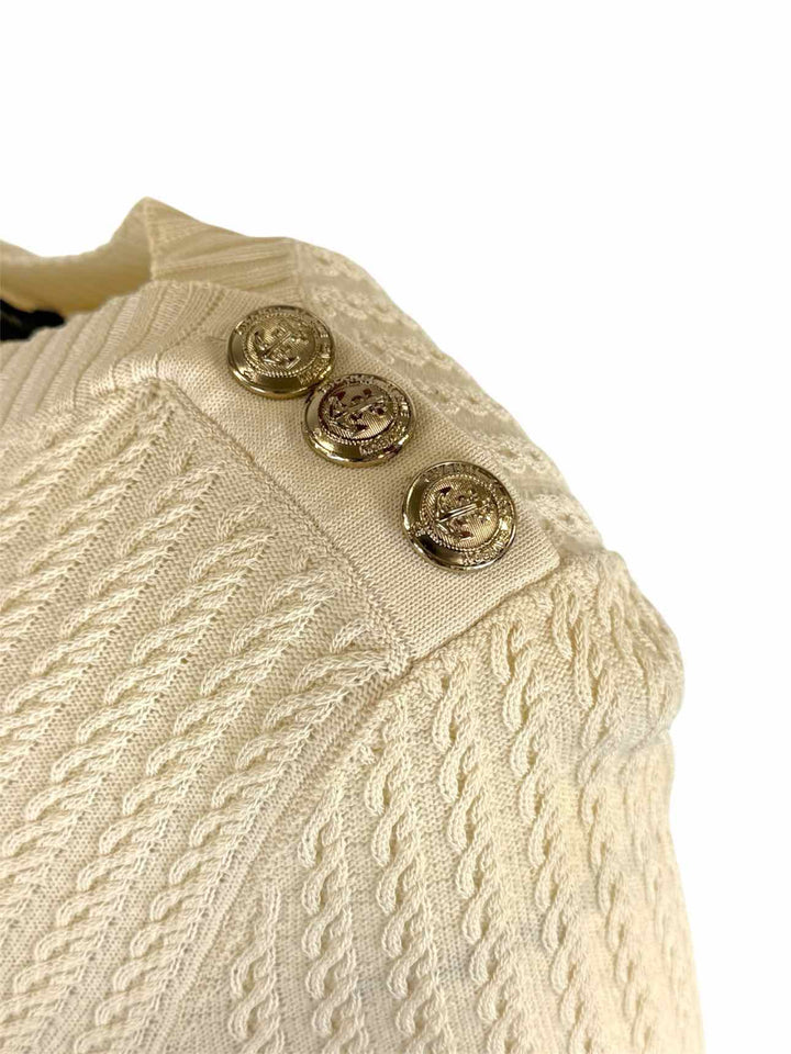 Chanel Size 34 Cotton-Blend Knit Sweater