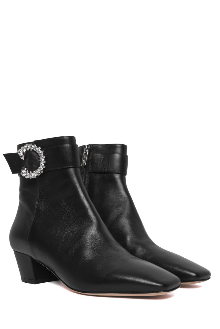 Jimmy Choo Size 36 Myan 45 Leather Heeled Ankle Boots