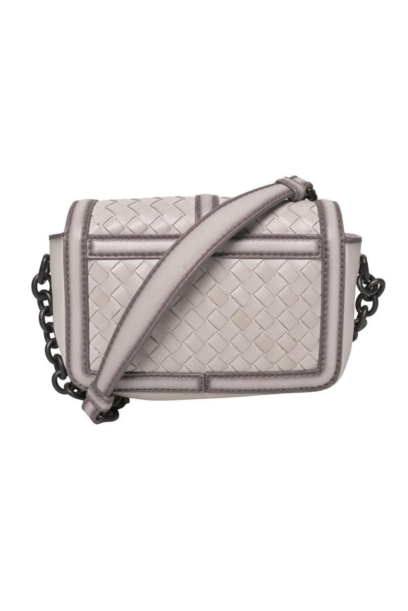 Bottega Veneta Mini Flap Intrecciato Shoulder Bag