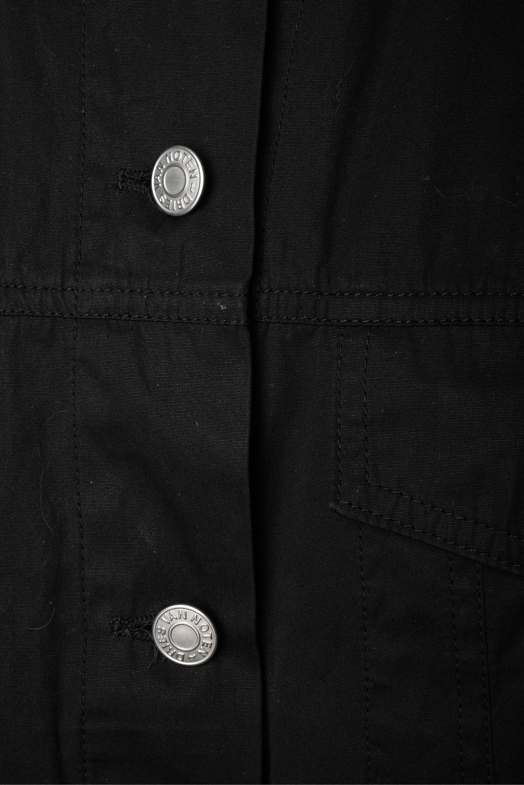 Dries Van Noten Size 6 Cropped Boxy Wide Sleeve Button-Up Shirt