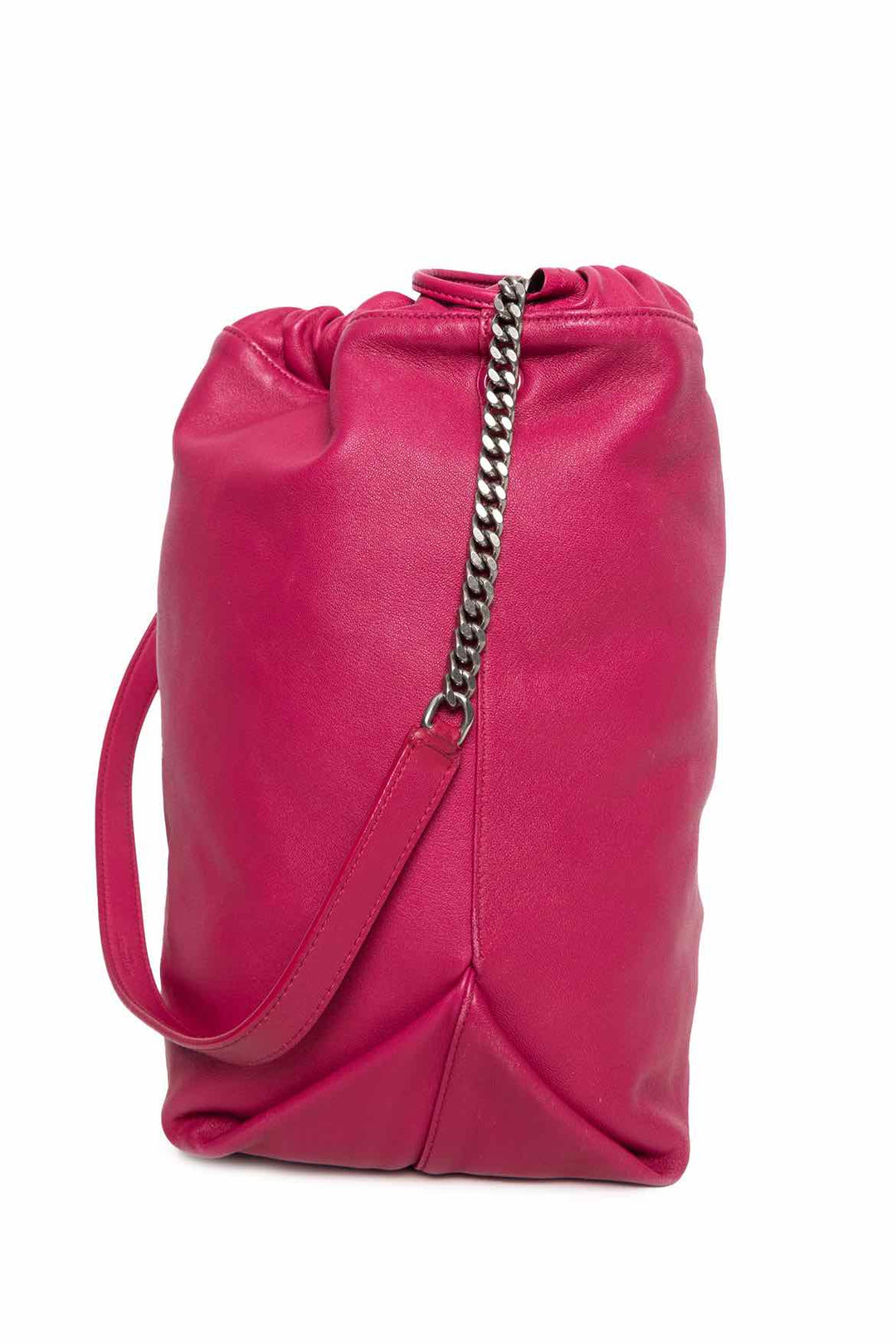 Saint Laurent Teddy Drawstring Bucket Bag