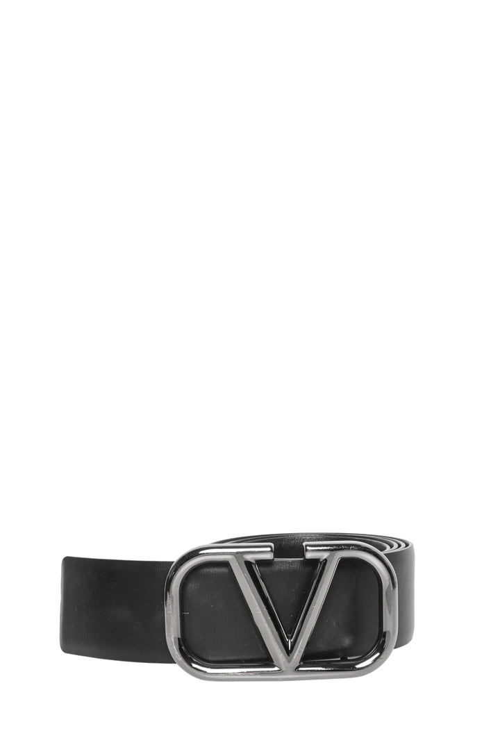 Valentino Size 36 Men's Vlogo Signature Calfskin Belt