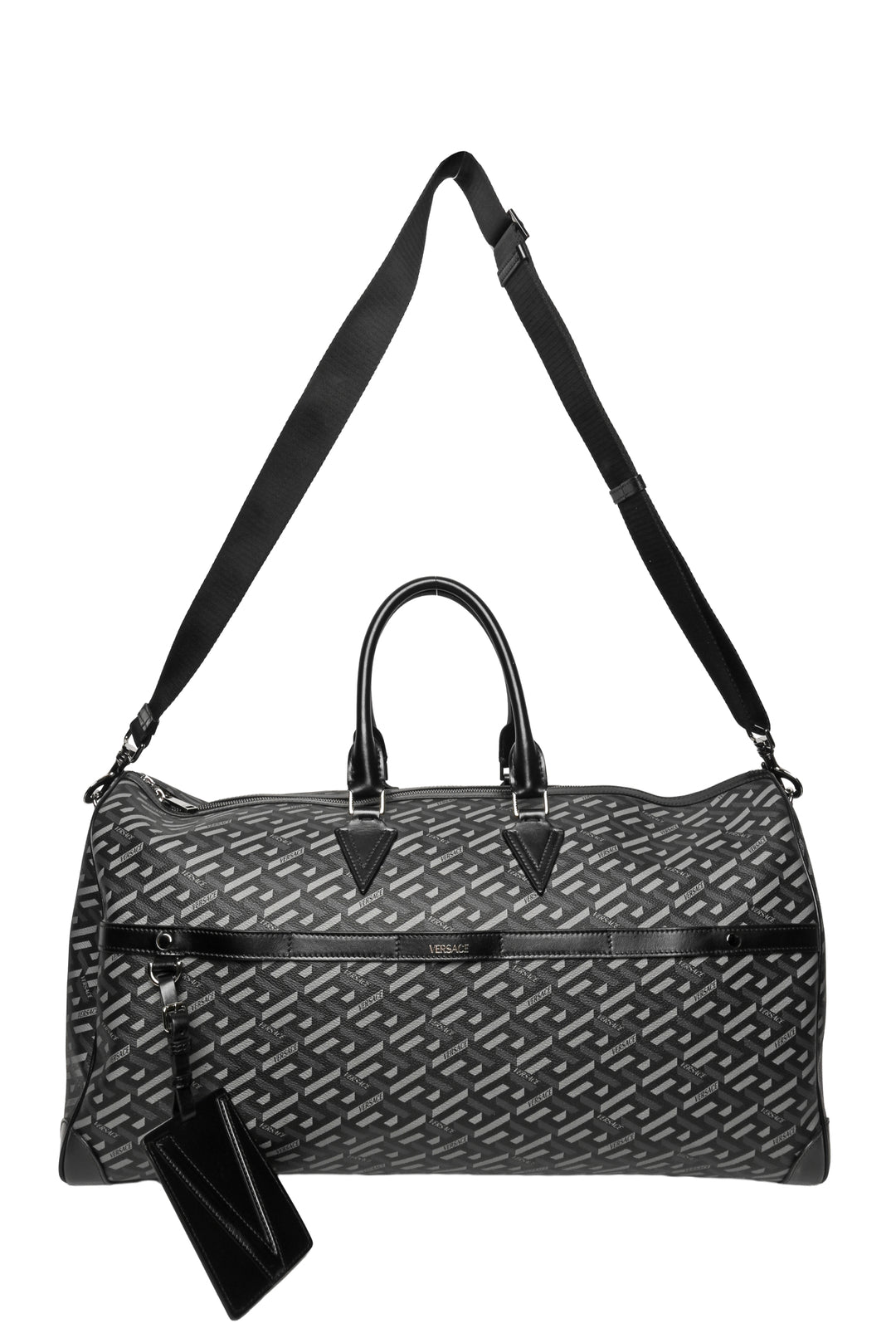 Versace La Greca Signature Travel Duffle Bag