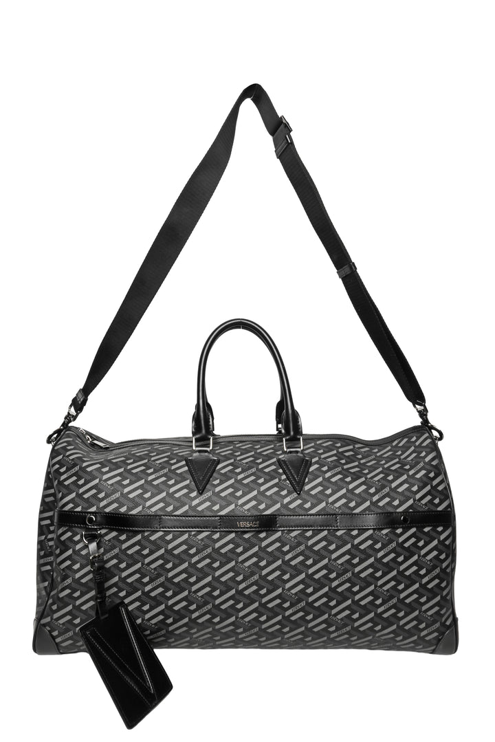 Versace La Greca Signature Travel Duffle Bag