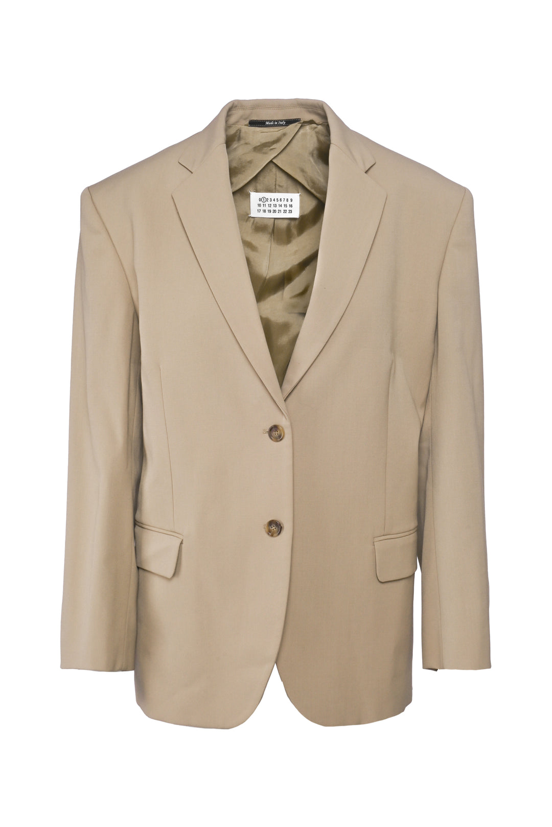 Maison Martin Margiela Size 36 Single Breasted Wool-Blend Blazer