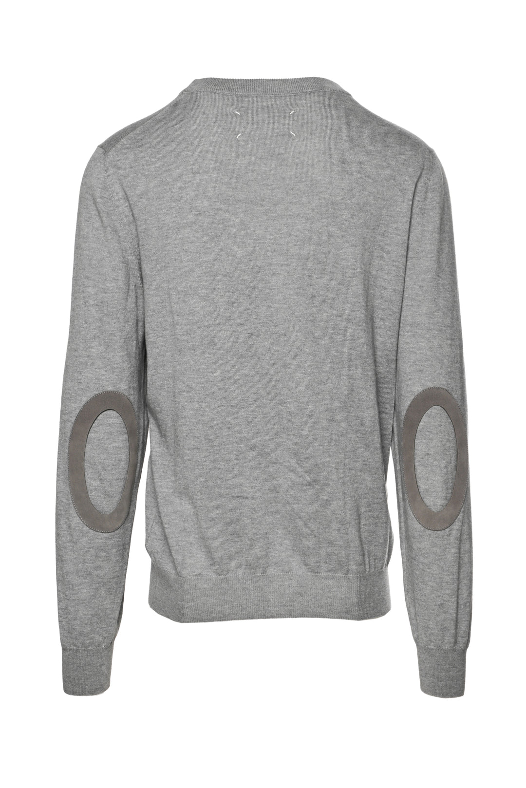 Maison Margiela Size L Men's Leather Elbow Patch Sweater