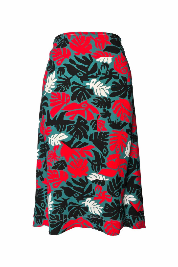 Marni Size 40 Printed Crepe Skirt