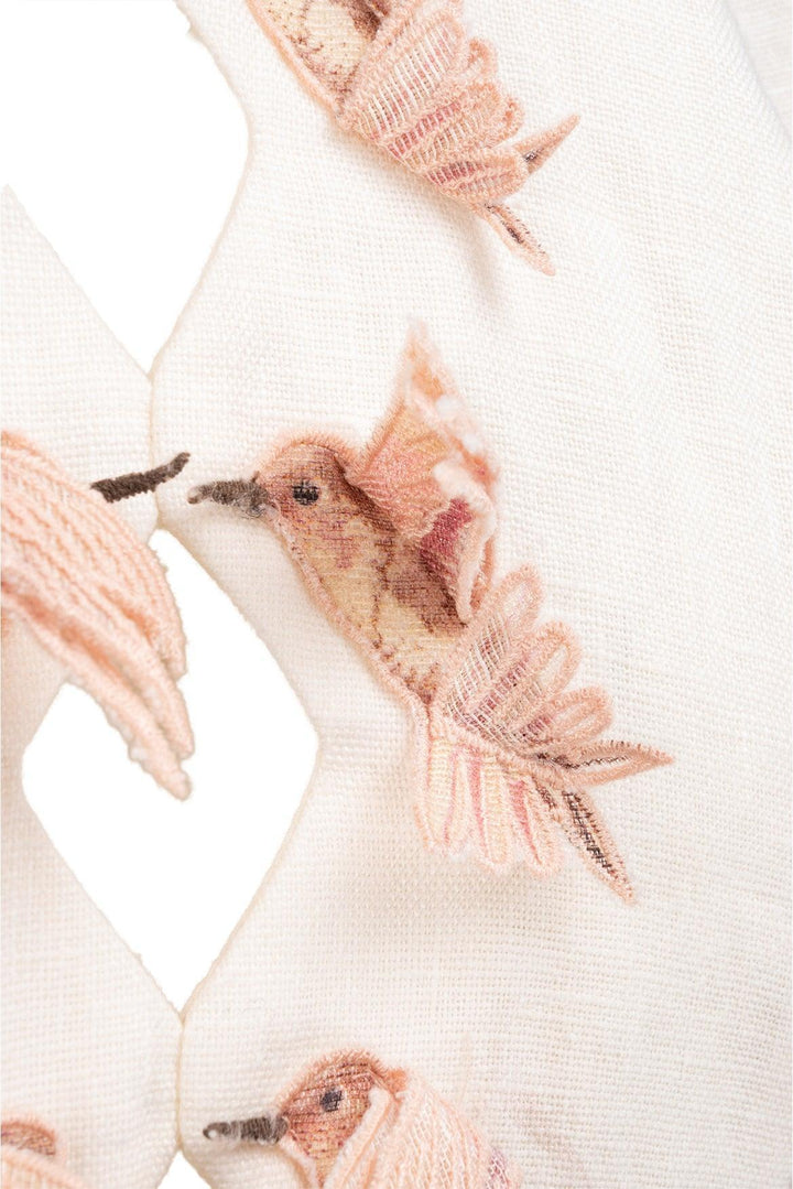 Zimmermann Size 2  Dancer Hummingbird Long Sleeve Mini Dress