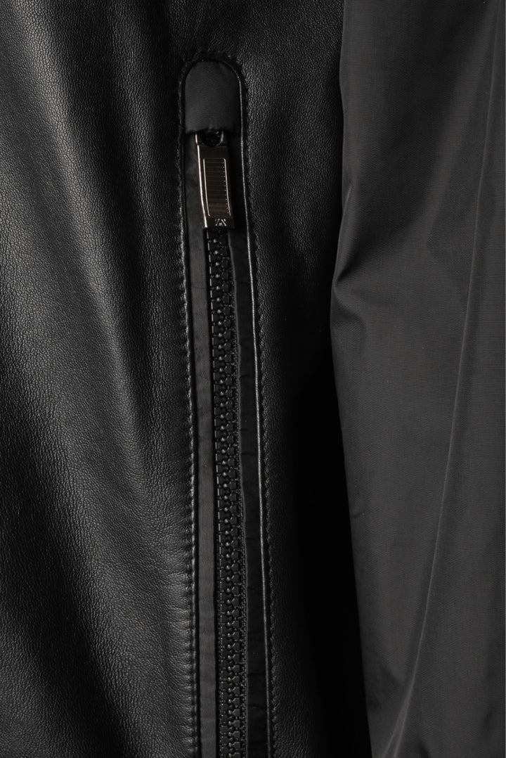 Zegna Sport Size L Men's Leather Jacket