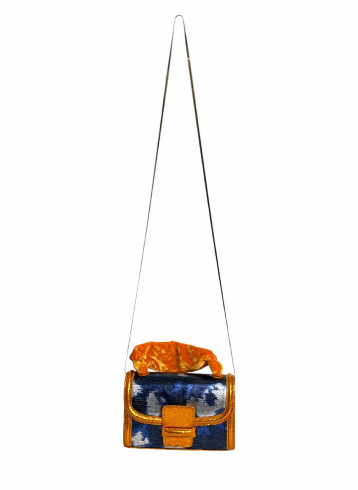 Dries Van Noten Metallic Leather Purse