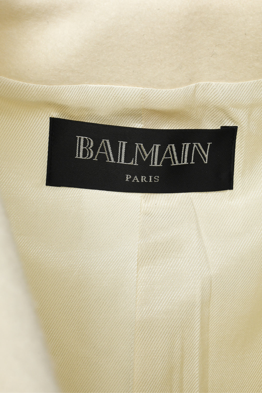 Balmain Size 34 Double-Breasted Wool Peacoat Jacket