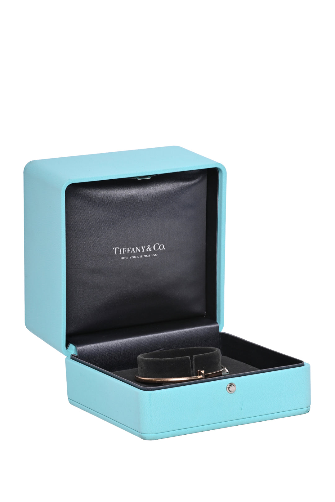 Tiffany & Co 18K Yellow Gold T1 Narrow Hinged Bangle Bracelet