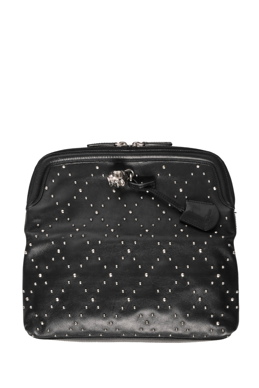 Alexander Mcqueen Studded Padlock Skull Clutch