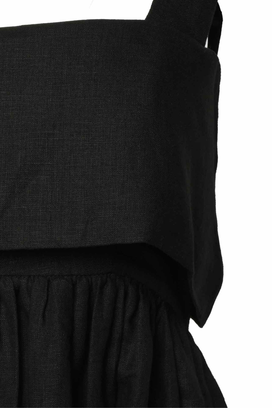 Chloe Size 8 Linen Tie-Back Maxi Dress