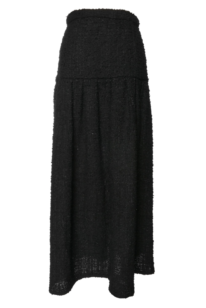 Chanel Size 34 2021 Tweed Maxi Skirt