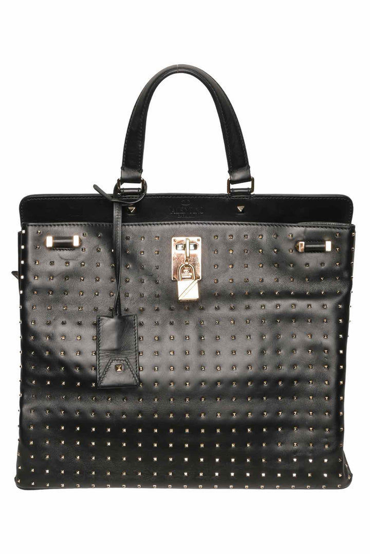 Valentino Joy Lock Rockstud Tote