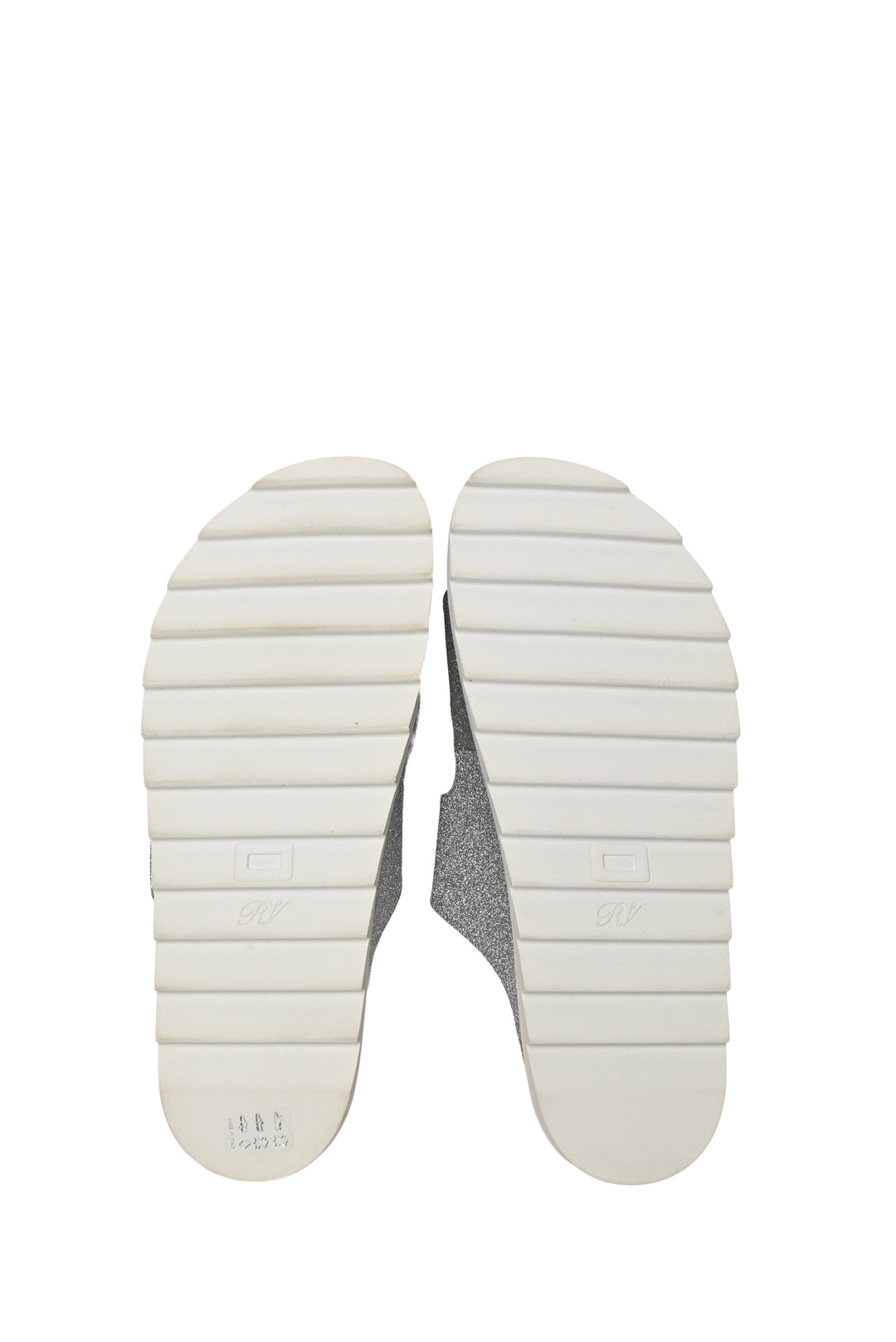 Roger Vivier Size 40 Slidy Viv Glitter Sandals