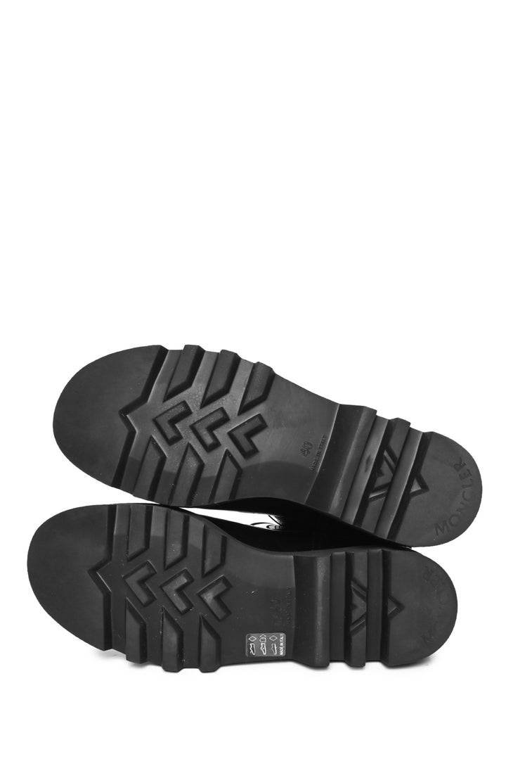 Moncler Size 40 High Shine Finish Ankle Rain Boots