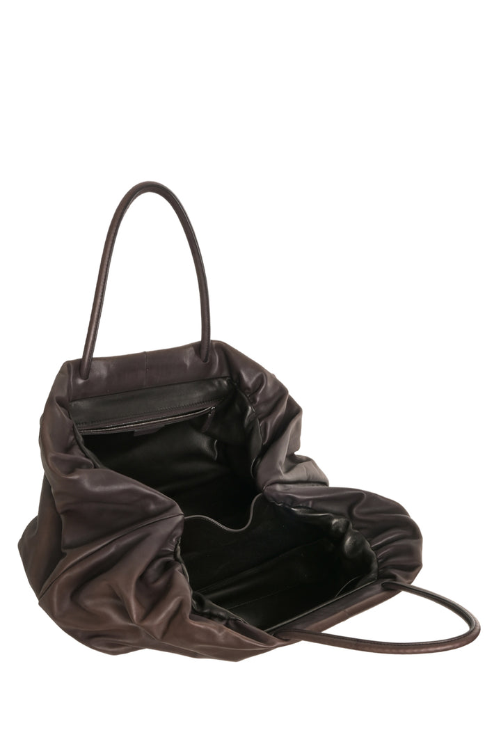 The Row Elio Bourse Leather Tote