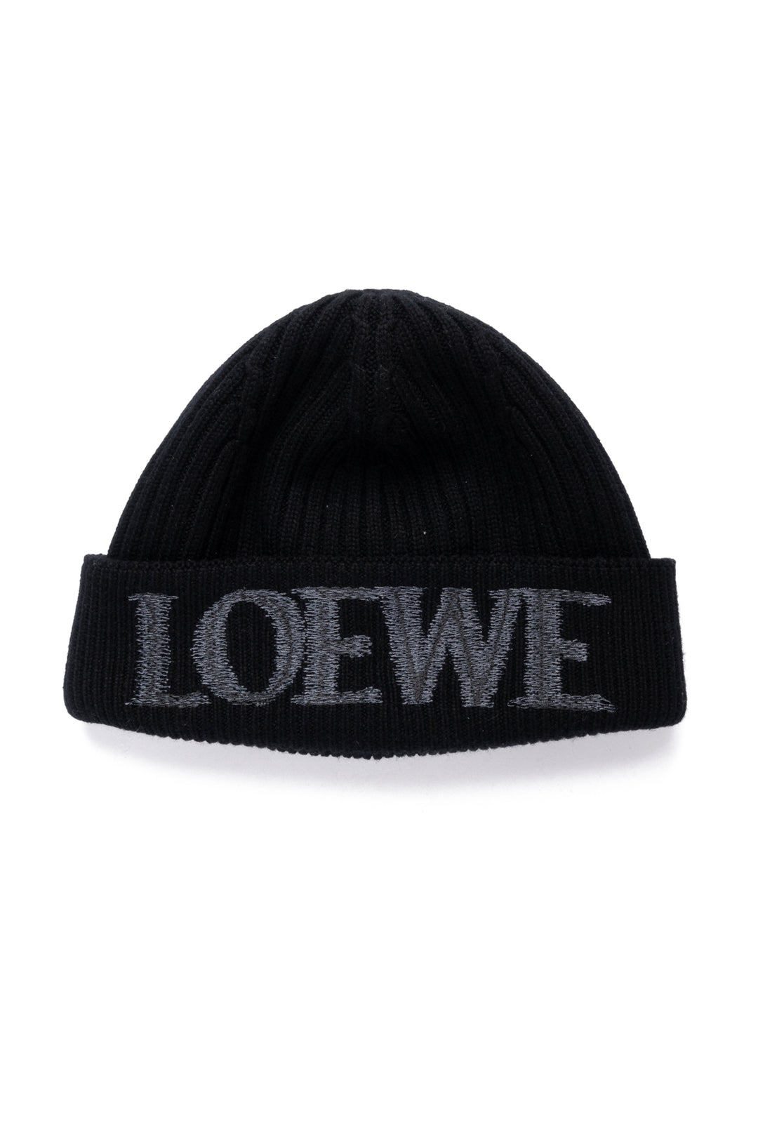 Loewe Size OS Knit Logo Beanie Hat