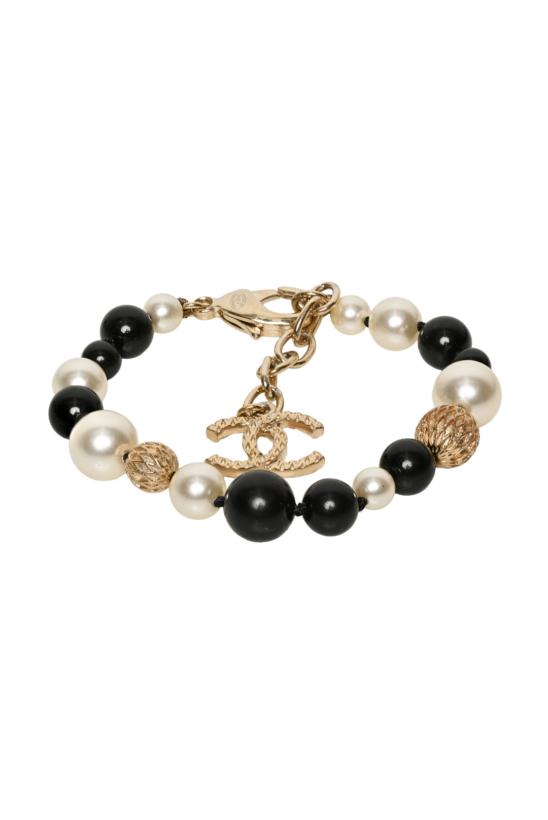 Chanel 2016 CC Faux Pearl Bracelet