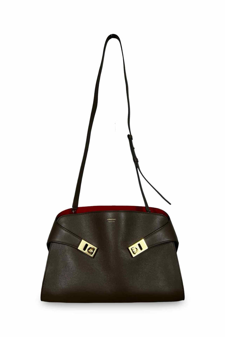 Salvatore Ferragamo Small Hug Soft Shoulder Bag